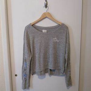 Flower Embroidered Long Sleeve